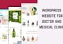 create a wordpress website for doctor and medical clinic